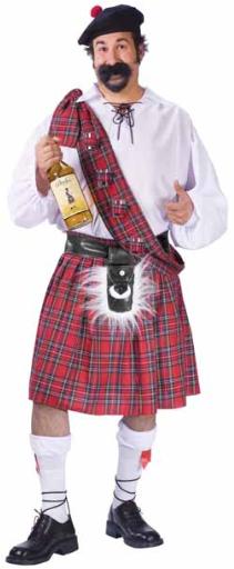 Big Shot Scot Adult Plus Size Costume