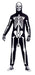 Skele-Boner Adult Skeleton Costume, One Size