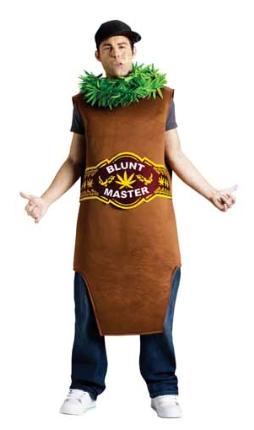 Blunt Master Costume with Leaf Collar and Lei