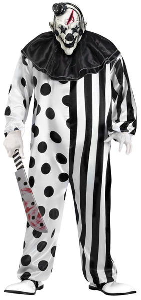 Killer Clown Costume, Adult Plus Size