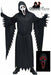 Ghost Face Adult Costume with Light-Up Mask