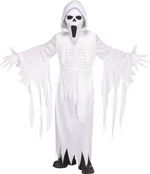 Banshee Ghost White Kids' Halloween Costume: Large 12-14 (1/Pk)
