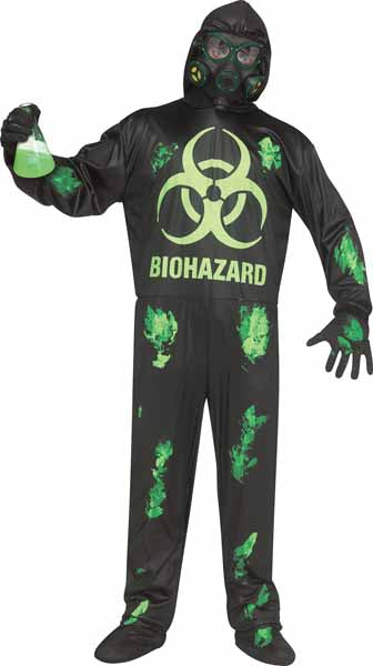 Light-Up Biohazard Adult Costume