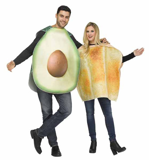 Déguisement adulte avocat et pain grillé