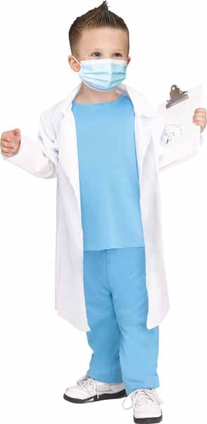 Toddler Doctor Costume with Lab Coat, 24M/2T
