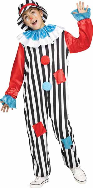 Carnival Clown Child Costume, Size 8-10