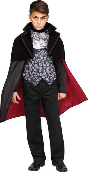 Noble Vampire Child Costume, Medium 8-10