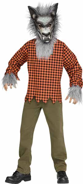 Raging Werewolf Child Costume, Medium 8-10