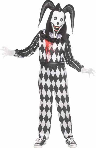The Smiler Jester Child Costume, Size 8/10