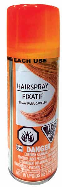 Fluorescent Orange Hair Spray, 3 oz