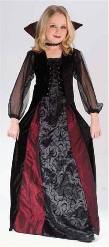 Goth Maiden Vampire Child Costume, Small 4-6
