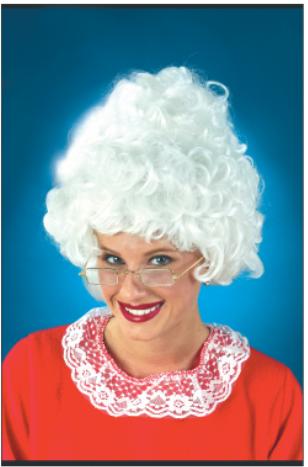 Mrs. Santa Synthetic Costume Wig