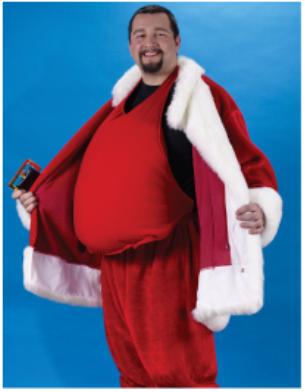 Padded Santa Belly Costume Stuffer