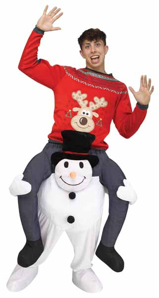 Carry Me Snowman Adult Christmas Costume