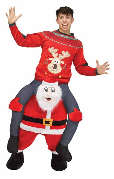 Carry Me Santa Adult Christmas Costume