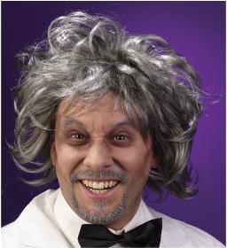 Grey Tousled Mad Scientist Costume Wig