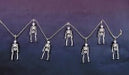 72-Inch Scary Skeleton Halloween Garland