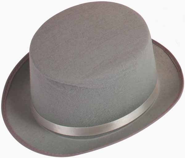 Grey Character Top Hat