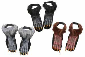 Black Werewolf Shoe Covers