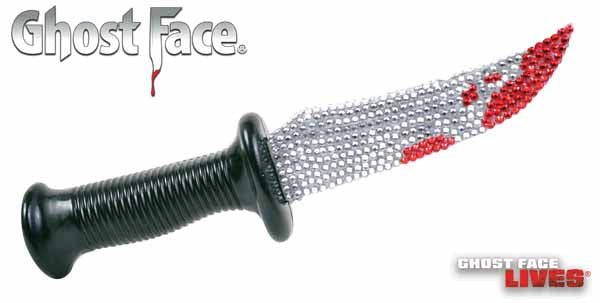 Ghost Face Bling Costume Knife