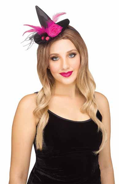 Pink Witch Hat Headband