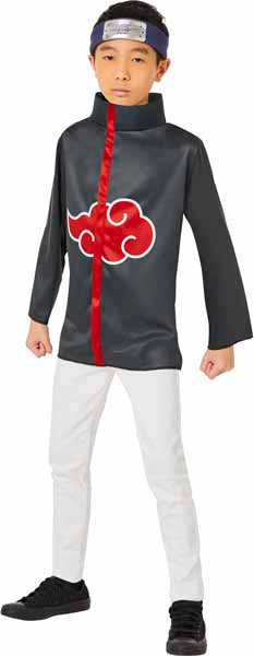 Naruto Shippuden Akatsuki Youth Costume Kit, Small