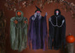 36-Inch Light-Up Hanging Witch Halloween Decoration