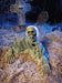 Moss Green Skeleton Grave Breaker Halloween Decoration