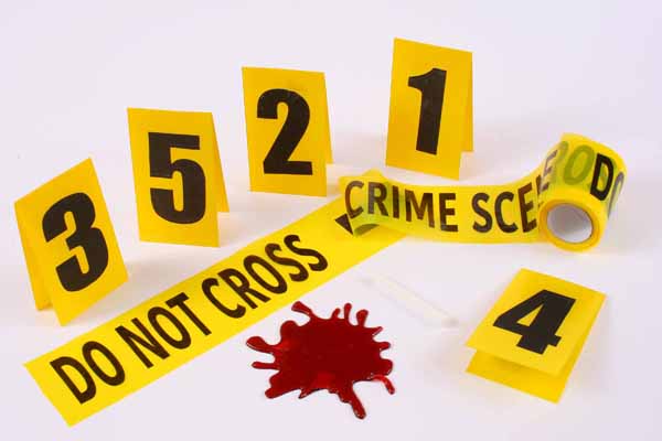 Crime Scene Decoration Kit with 100 ft Caution Tape