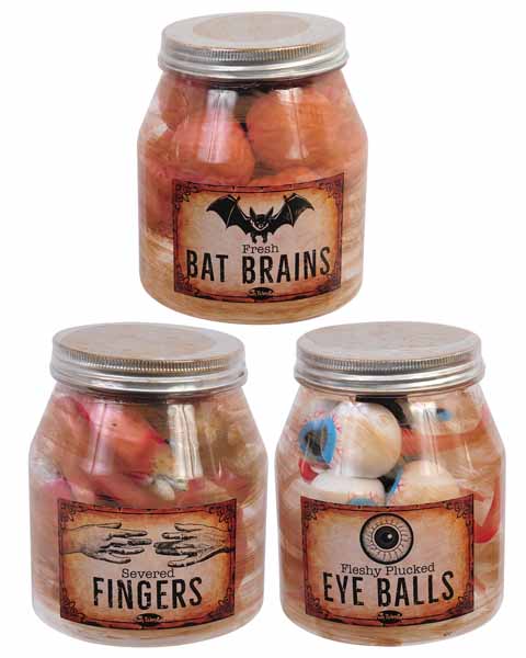 Creepy Specimen Jar Halloween Decoration, Assorted Styles
