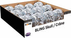 3.25-Inch Bling Skull, Assorted Colours