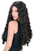 Long & Luscious Black Wig, 24 Inch