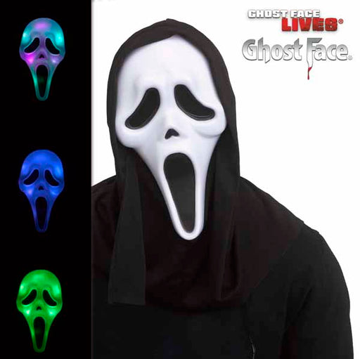 Masque Ghost Face à changement de couleur