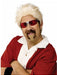 Celebrity Chef Spiky Blonde Wig & Goatee Set