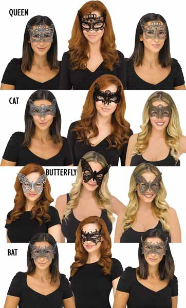 Gothic Lace Mask, Assorted Styles