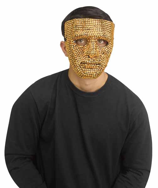 Gold Mask with Bling