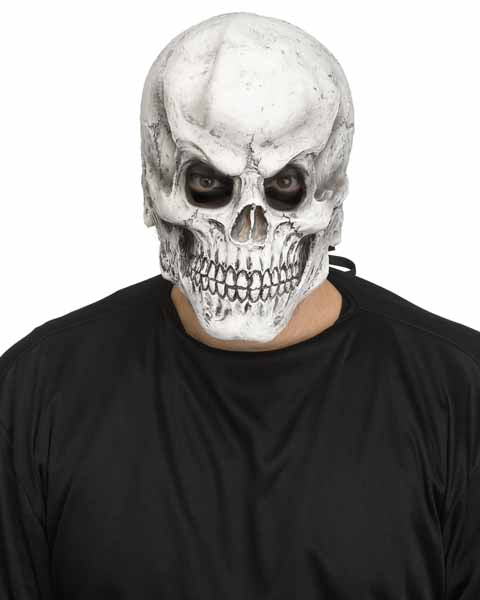 Fun World Realistic Skull Mask in Grey