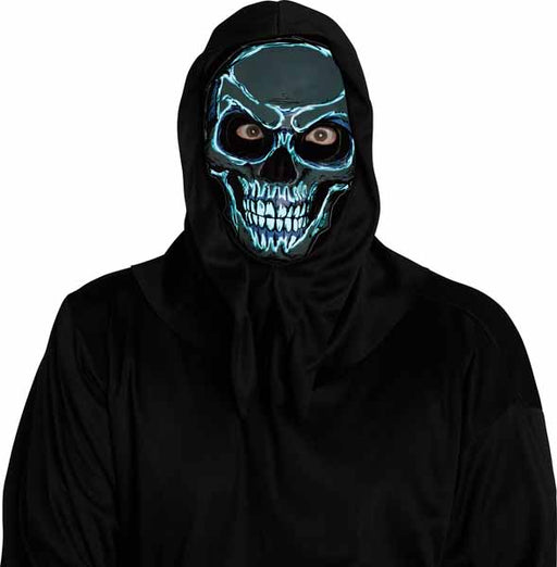 Masque de faucheur crâne électro