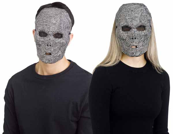 Gunpowder Bling Adult Skull Mask