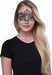 Black Glitter Gems Masquerade Mask