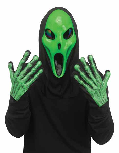 Alien Mask and Glove Set
