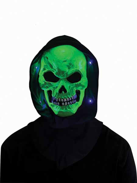 Fun World Green Black Light Horror Mask