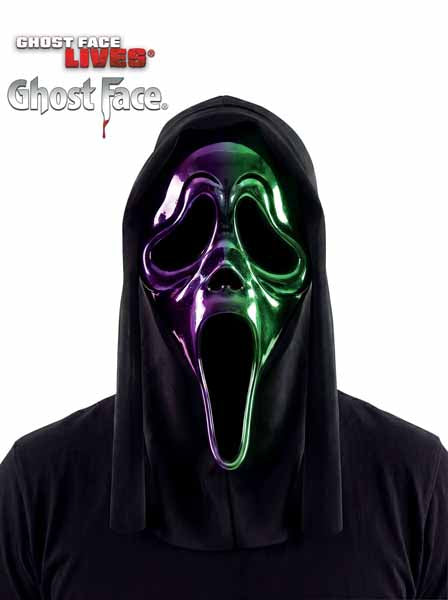 Ghost Face Ombré Chrome Mask