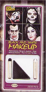 Fun World Black & White Costume Makeup Kit