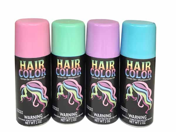 PASTEL HAIR SPRAY 2 OZ ASSTD