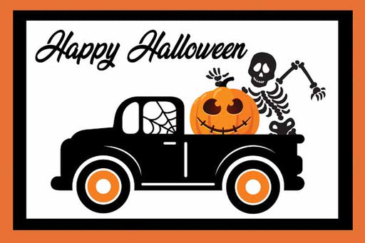 Paillasson de porte de camion Joyeux Halloween