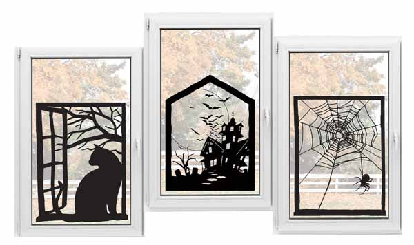 Halloween Silhouette Decal