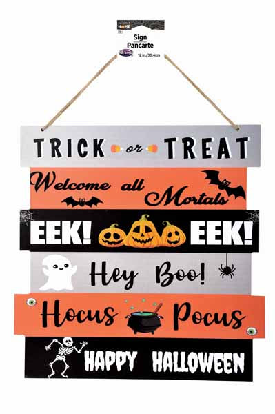 Hocus Pocus 13.5-Inch Halloween Hanging Sign