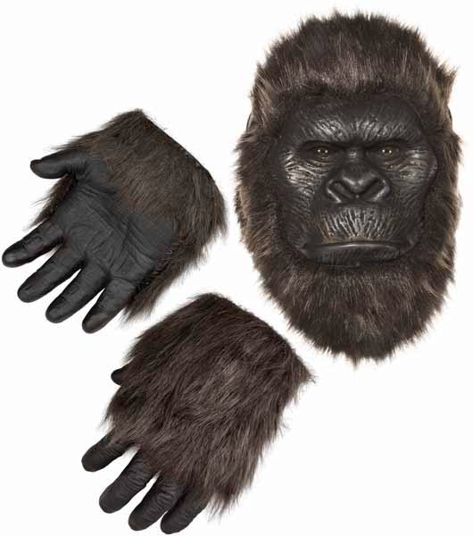 King Kong Child Mask & Gloves Set