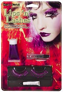 Silver Spider Lips N' Lashes Makeup Kit